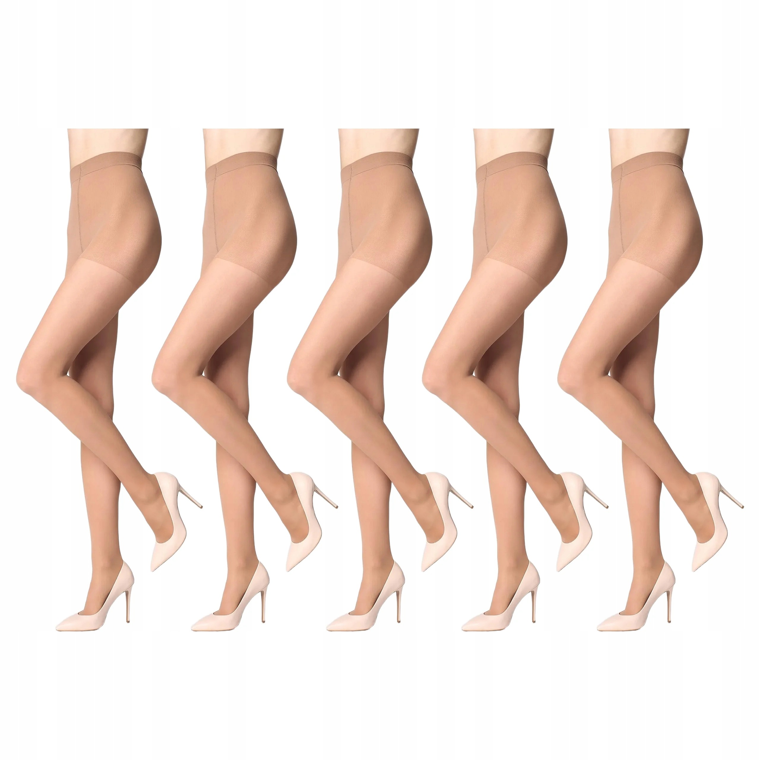 5 x Protikřečové punčocháče Relax 20 den Marilyn Beige 3-M
