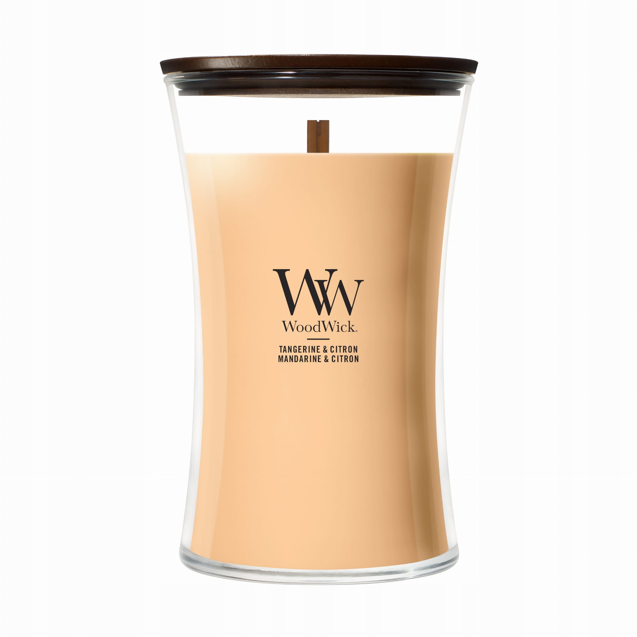 Velká vonná svíčka WoodWick Tangerine & Citron