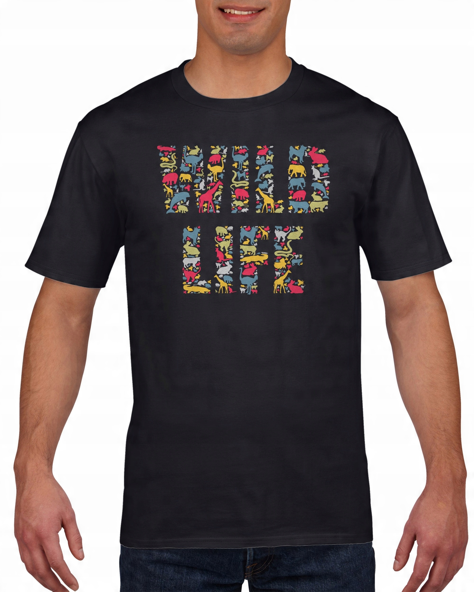 

Koszulka męska Dzikie Zwierzeta Wild Life c XL
