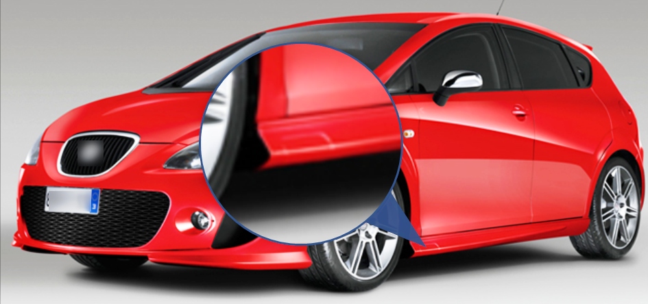 ZASLEPKA PROGU OTWORU PRZOD DO SEAT LEON II CUPRA MS DESIGN 05-12 LEWA Numer katalogowy części 1PL853917 LH