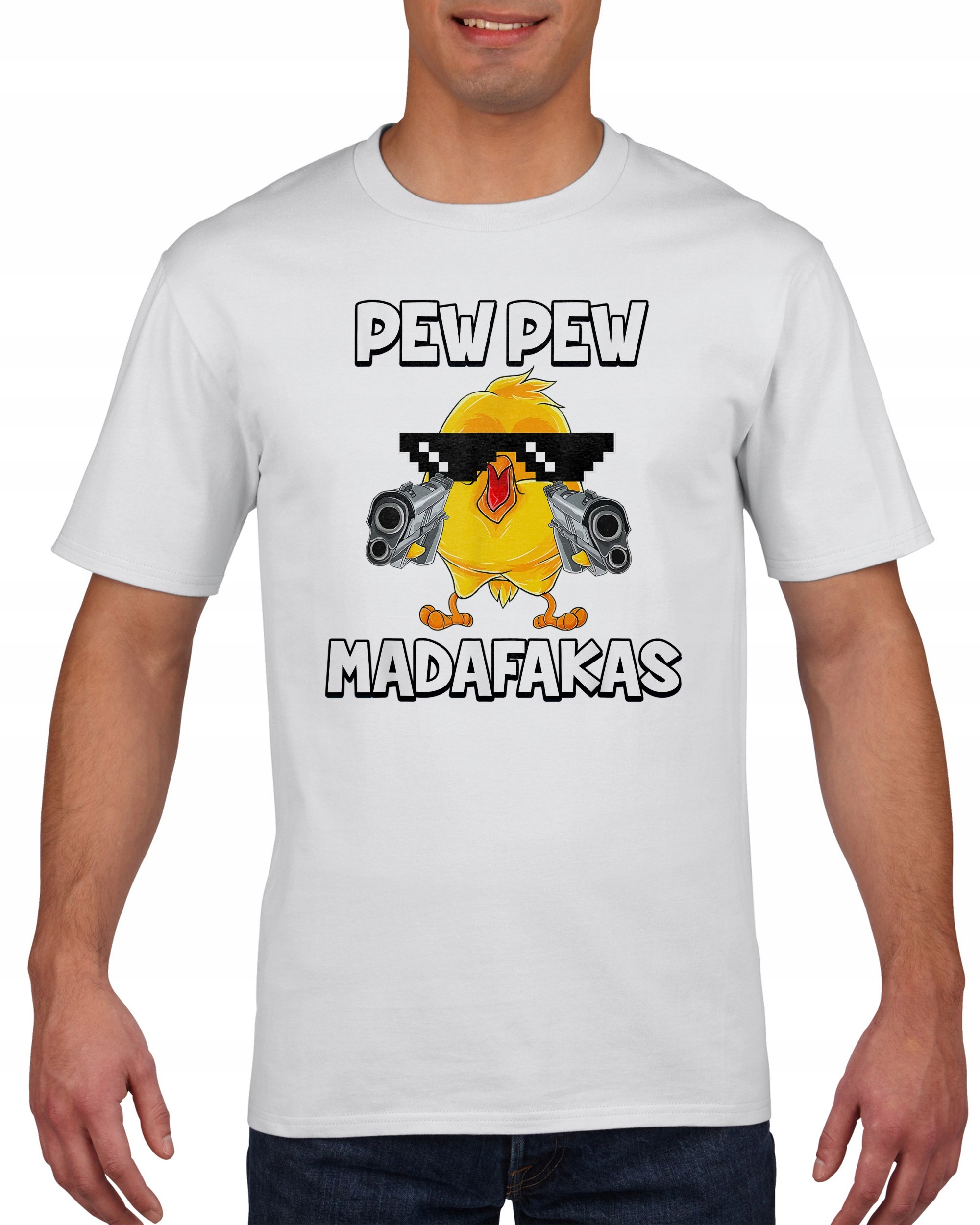 

Koszulka męska Pew Pew Madafakas kurczak L