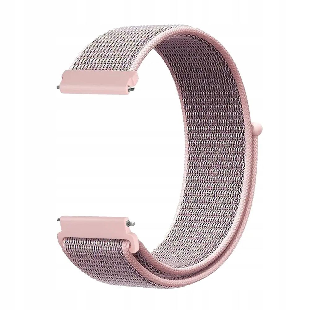 Pasek do Samsung Galaxy Watch 3 4 5 Nylon Różowy