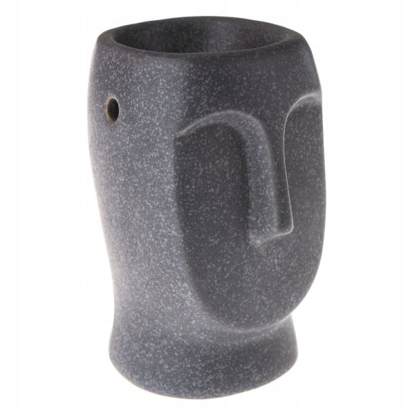 

Szary kominek na olejek wosk zapachowy rzeźba grey