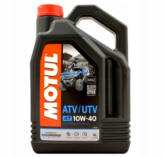 MOTUL ATV UTV 10W40 4T МИНЕРАЛЬНОЕ МАСЛО ДЛЯ КВАДРОЦИКЛОВ 4L