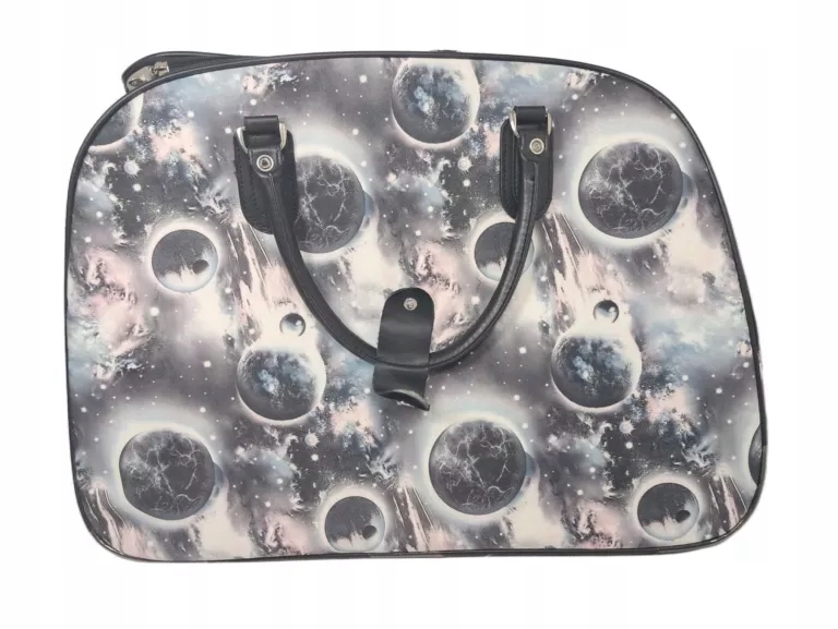 ELEGANCKA TORBA PODRÓŻNA NA KÓŁKACH MULTIKOLOR - GALAKTYKA