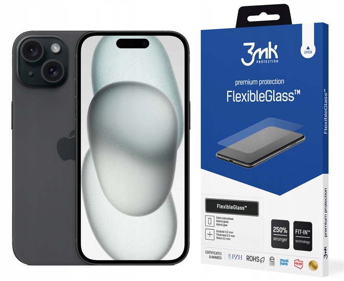 3MK Flexibleglass Sklo pro iPhone 15 Plus 6,7"