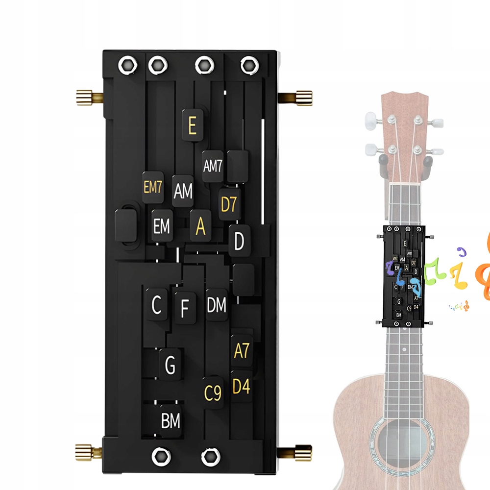 Pomoc gitarowa Akordy Narzędzie pomocy w nauce gry na gitarze System nauki