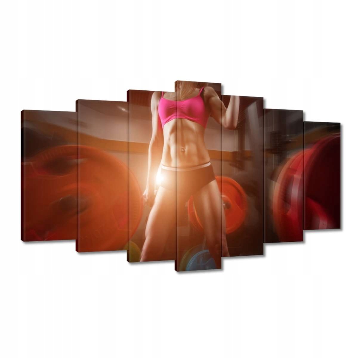 Obrazy 140x80 Fitness klub Gymnastika