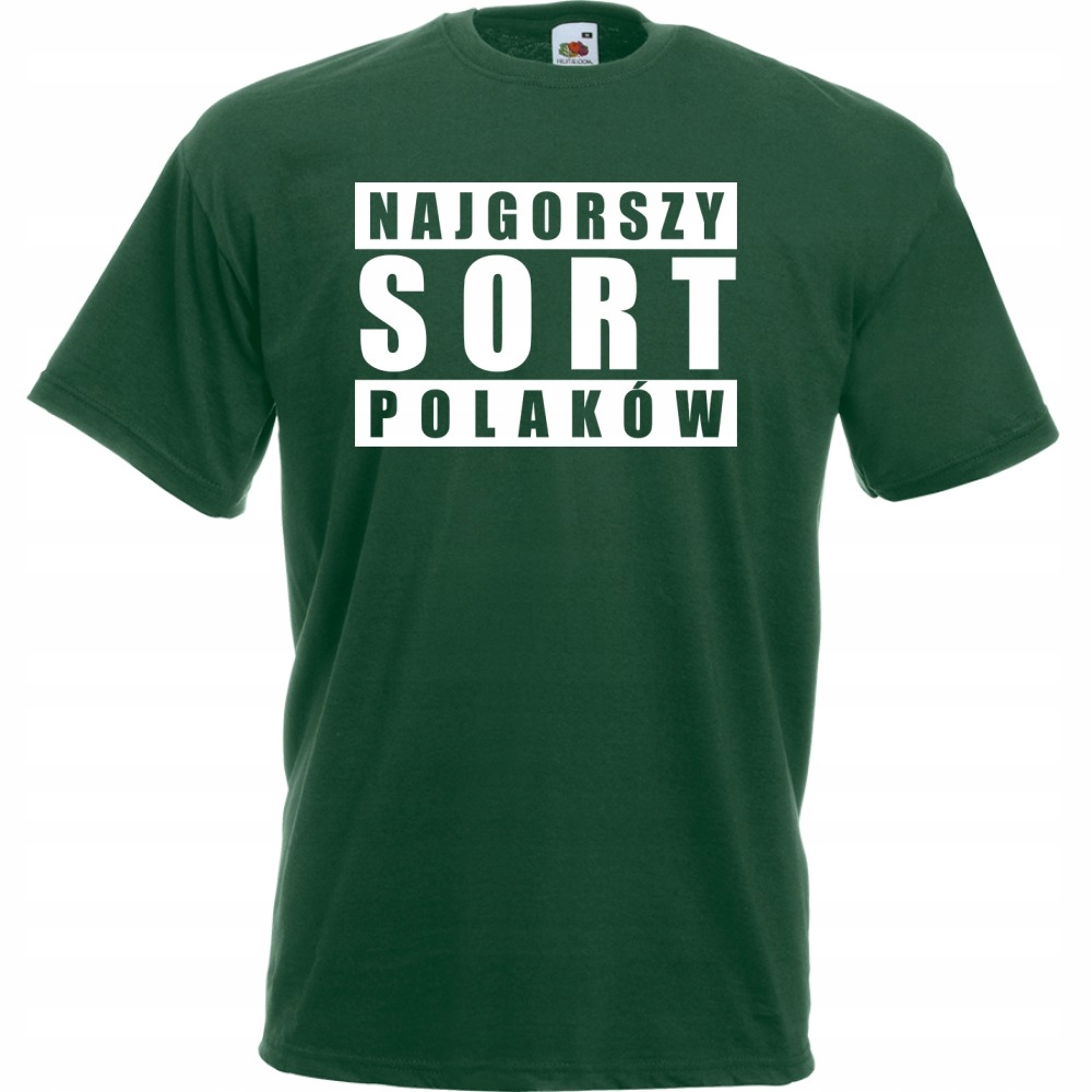 

Koszulka z nadrukiem Gorszy Sort Polaków XXL butel