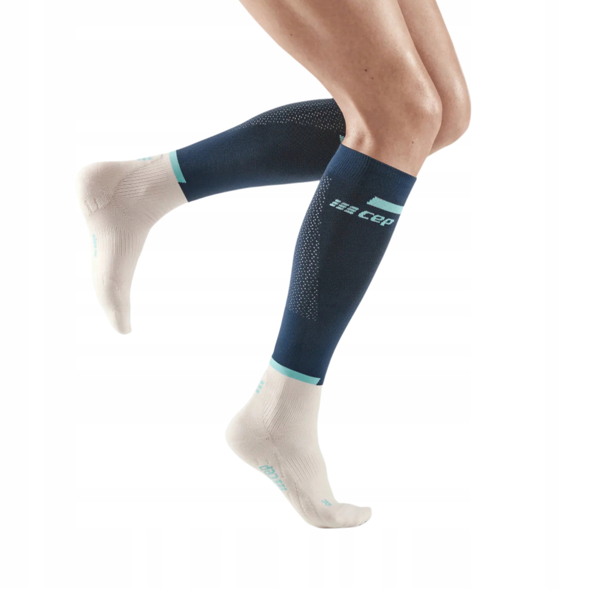 Damskie długie skarpety kompresyjne Cep 4.0 Podkolanówki do biegania II