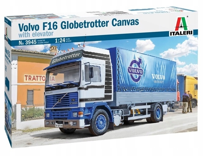 1:24 Nákladní vozidlo Volvo F16 Globetrotter Canvas Truck