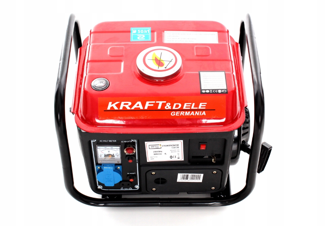 PRZENOŚNY AGREGATOR PRĄDOTWÓRCZY JEDNOFAZOWY DO GENEROWANIA PRĄDU Maksymalna moc 1200 W