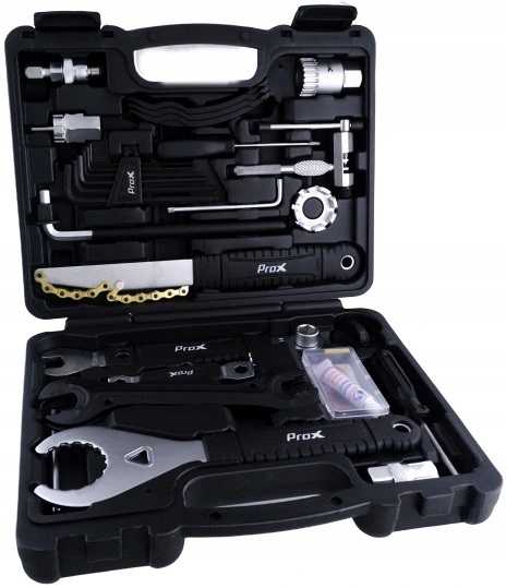 PROX ZESTAW NARZĘDZI KLUCZY ROWEROWYCH WALIZKA 26 Marka Prox