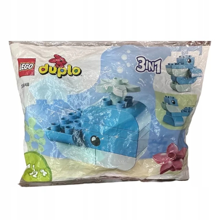 Lego Duplo 30648 Wieloryb 3 In 1 1.5+ Zwierzątko Wodne