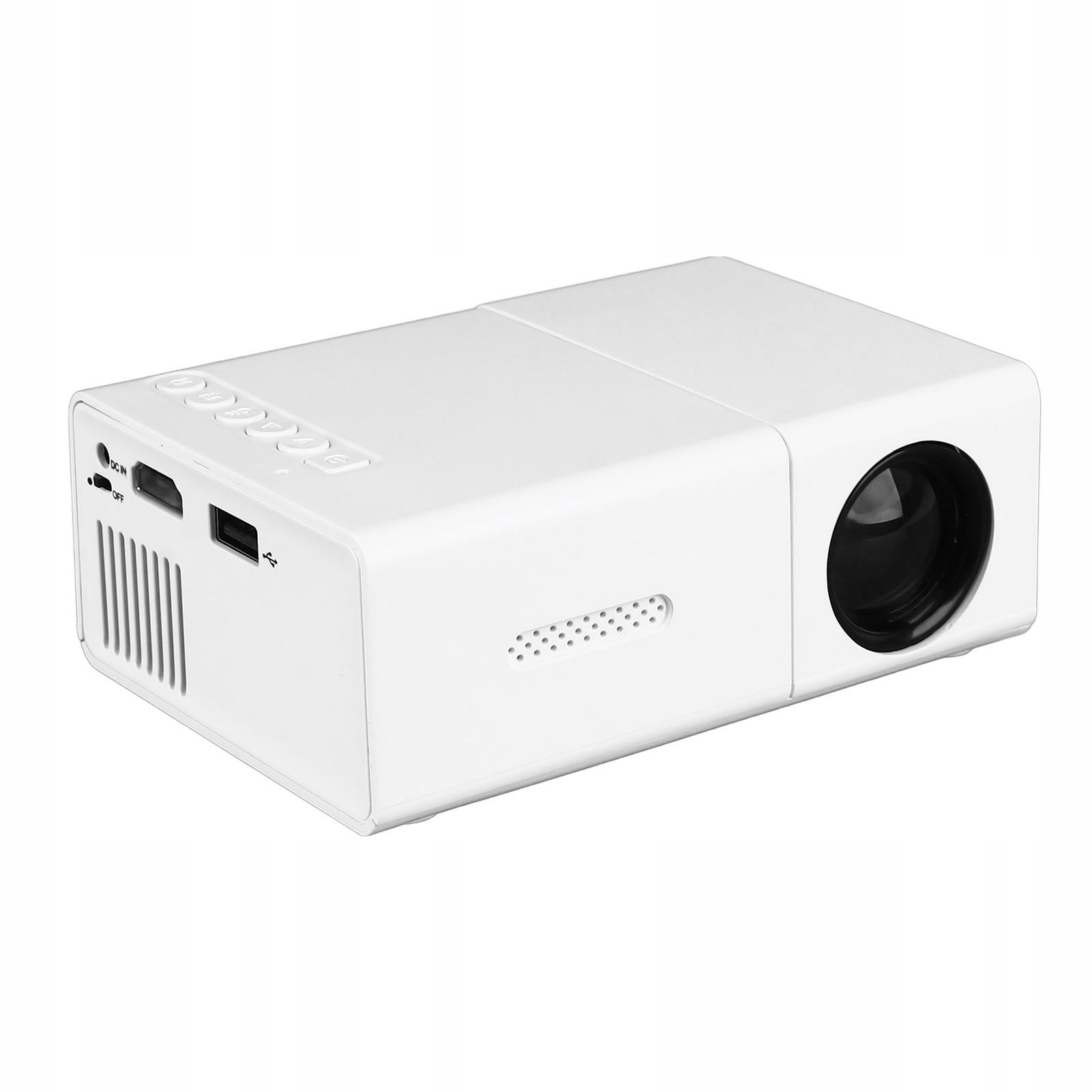 Projektor Led 1080P Hd Przenośny zewnętrzny projektor filmowy z pilotem