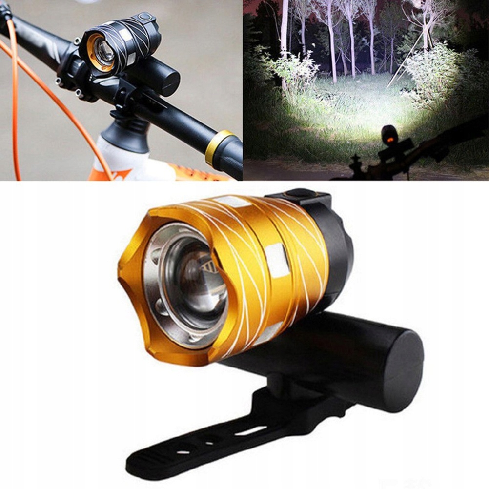 LAMPA ROWEROWA WODOODPORNA LATARKA NA KIEROWNICE NOCNE OŚWIETLENIE ROWEROWE EAN (GTIN) 4894970797406