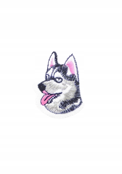 Aplikacja (naprasowanka) pies husky