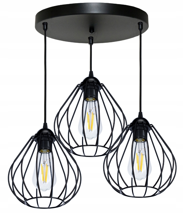 Závěsné stropní svítidlo Loft nad stůl, stropní lampa do obývacího pokoje, led