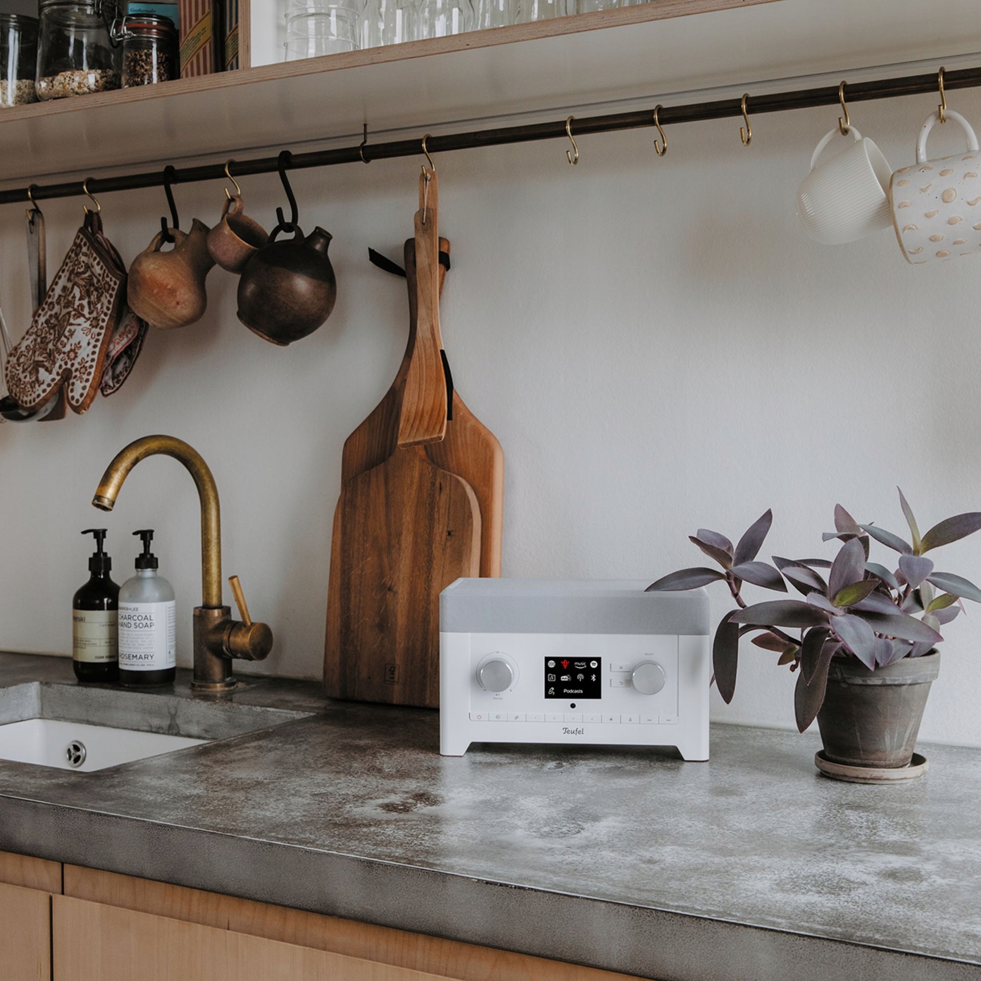 Białe Radio internetowe Teufel RADIO 3SIXTY, WiFi Model 3sixty