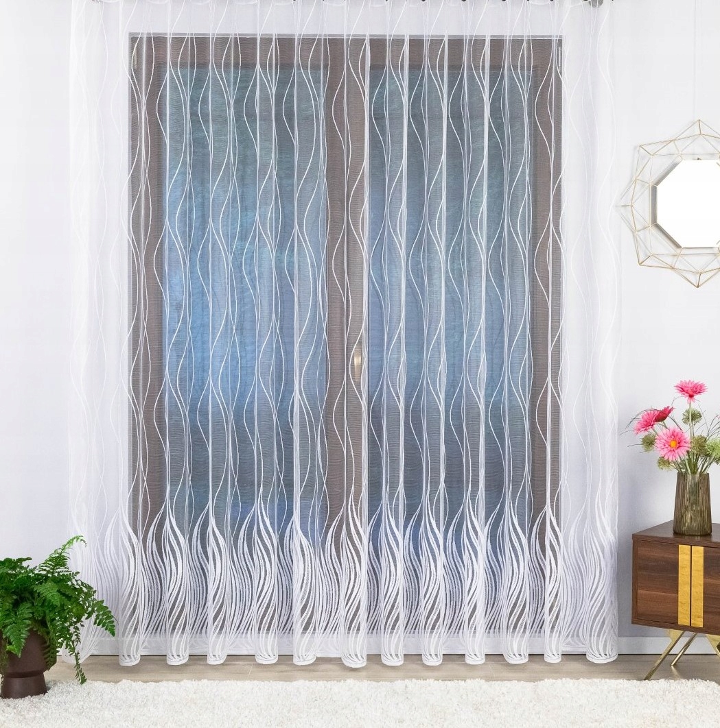 Hotová Záclona S Páskou, Leštěná Tráva -150x150