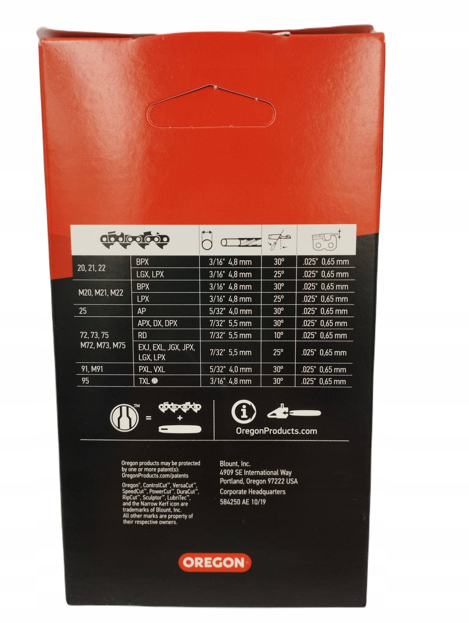 Łańcuch Oregon 3/8 50 ogniw 1,3mm STIHL MS230 250 Typ łańcuch do piły