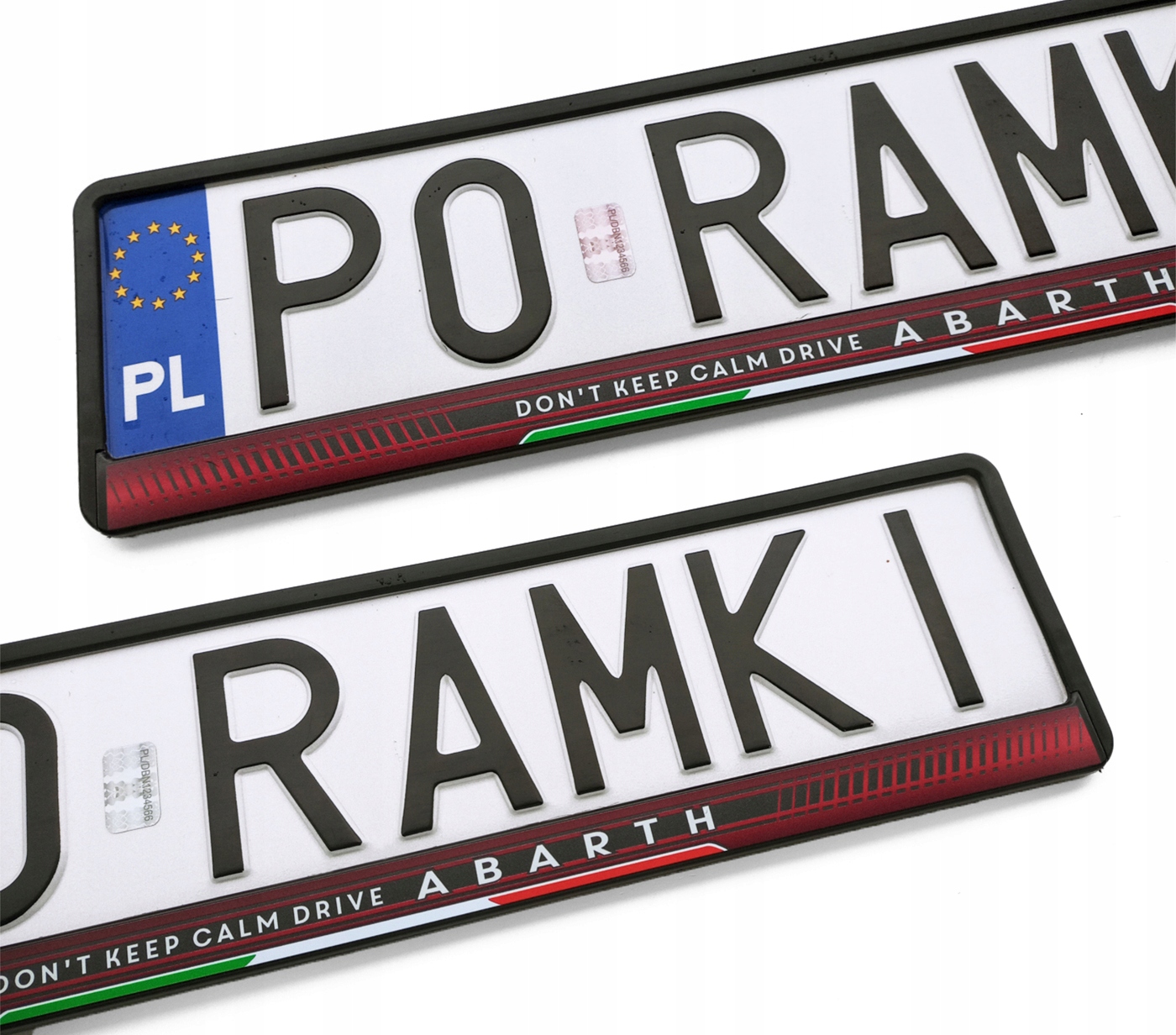 Fiat Abarth Punto Evo 595 124 ramki pod tablice rejestracyjne