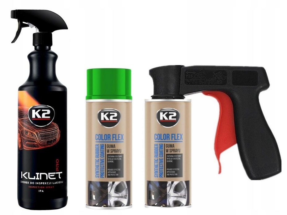 K2 GUMA FOLIA SPRAY PISTOLET ODTLUSZCZACZ ZIELONA