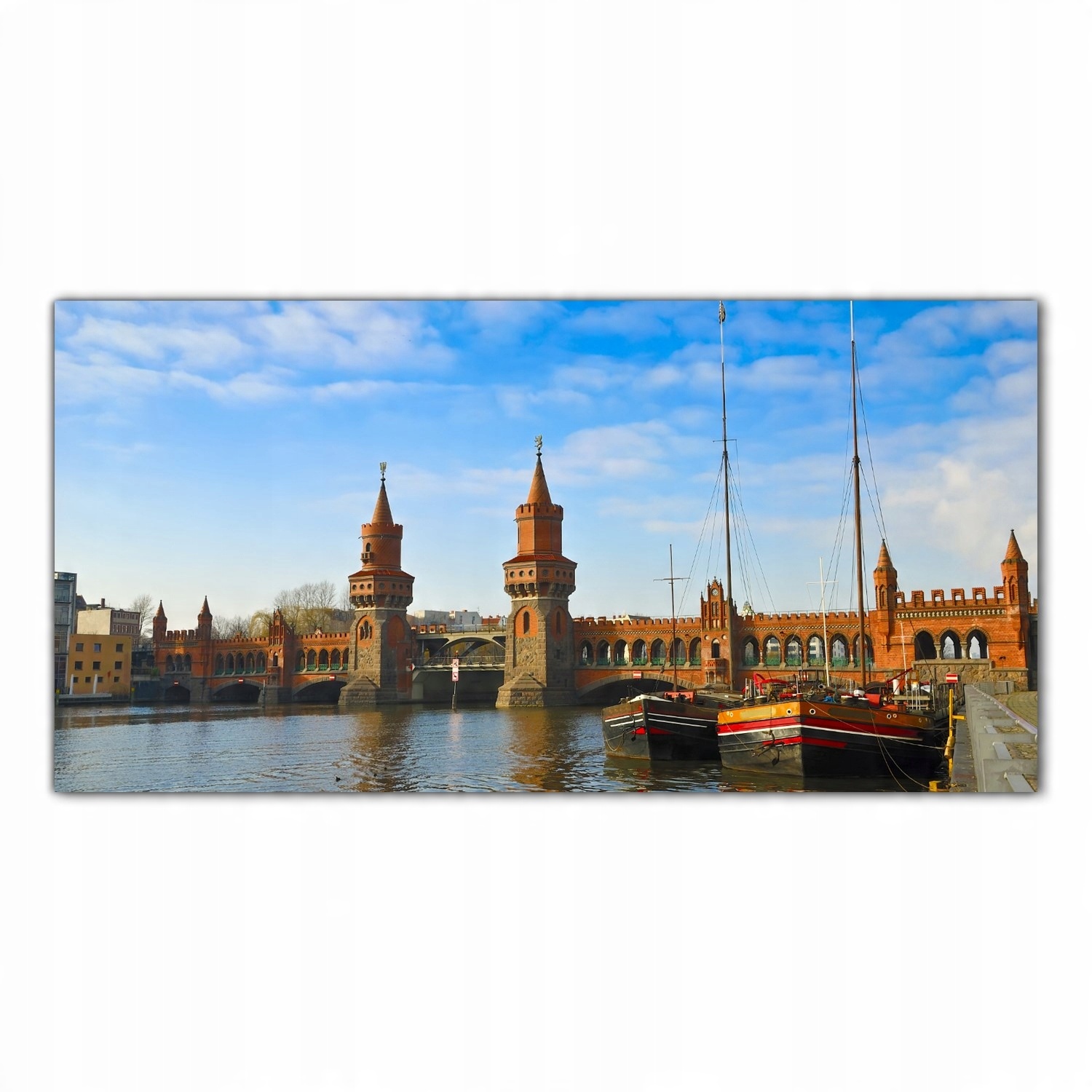 

Obraz Szklany Foto-obraz Most Berlin Miasto 120x60
