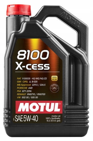 Olej Motul 8100 X-cess 5W-40 5L