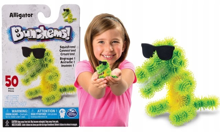 

Bunchems Rzepy Czepy Kreatywne Kulki Aligator 50 E