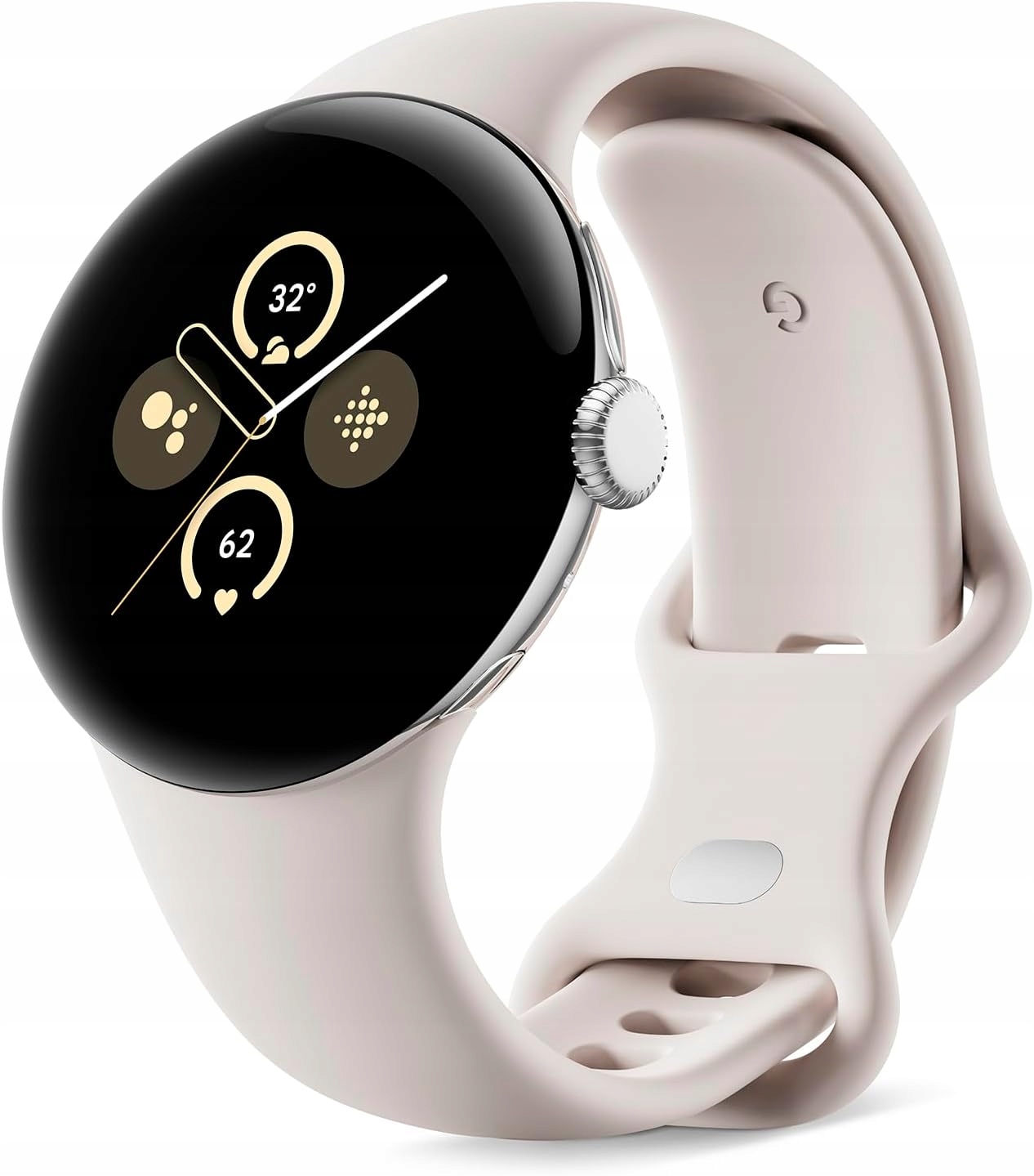 Inteligentné hodinky Google Pixel Watch 2 strieborné