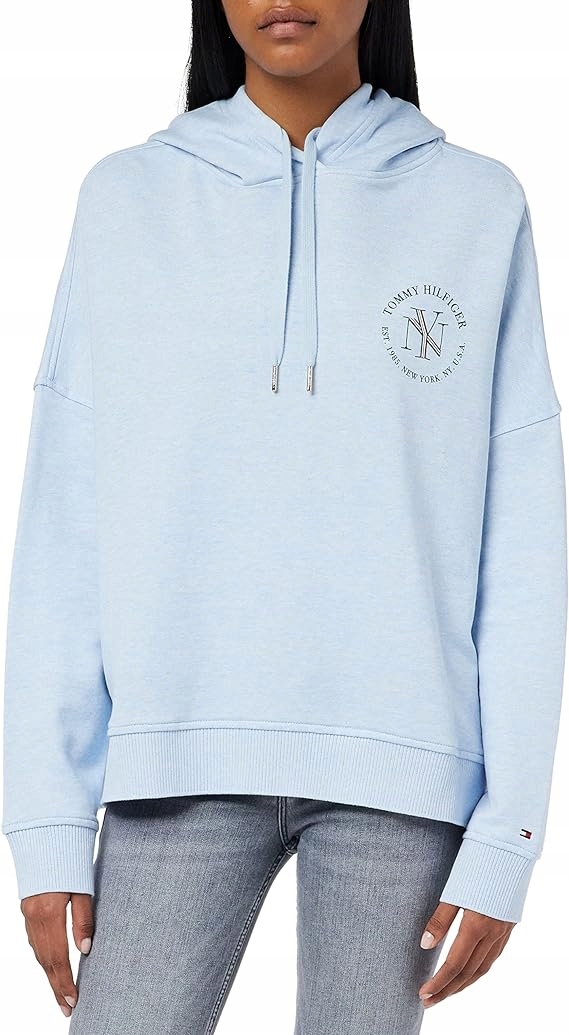 Bluza Tommy Hilfiger Z Kapturem Niebieska| Rozmiar L