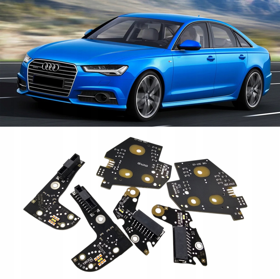 Moduly Csl Bílý Drl Audi A6 S6 RS6 C7 4G 2014-2018 Efekt White Plug&play