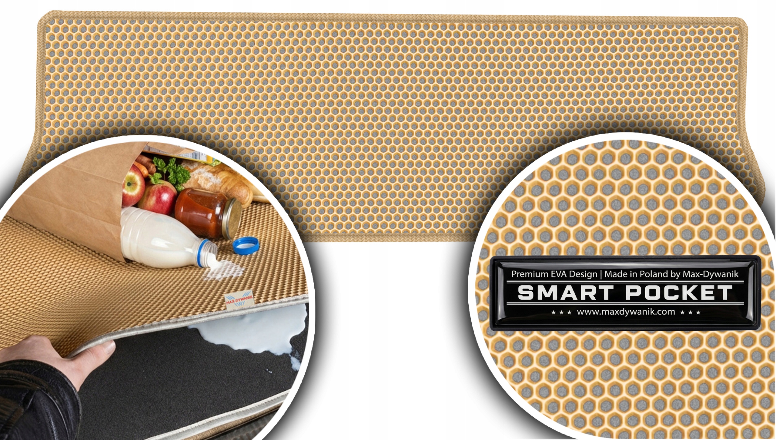 Pajero Pinin II Suv 2000-2007 Vložka do batožinového priestoru Eva Smart Pocket Bežová