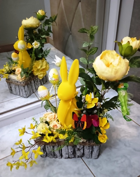 WIELKANOC STROIK NR 7 ZAJĄC