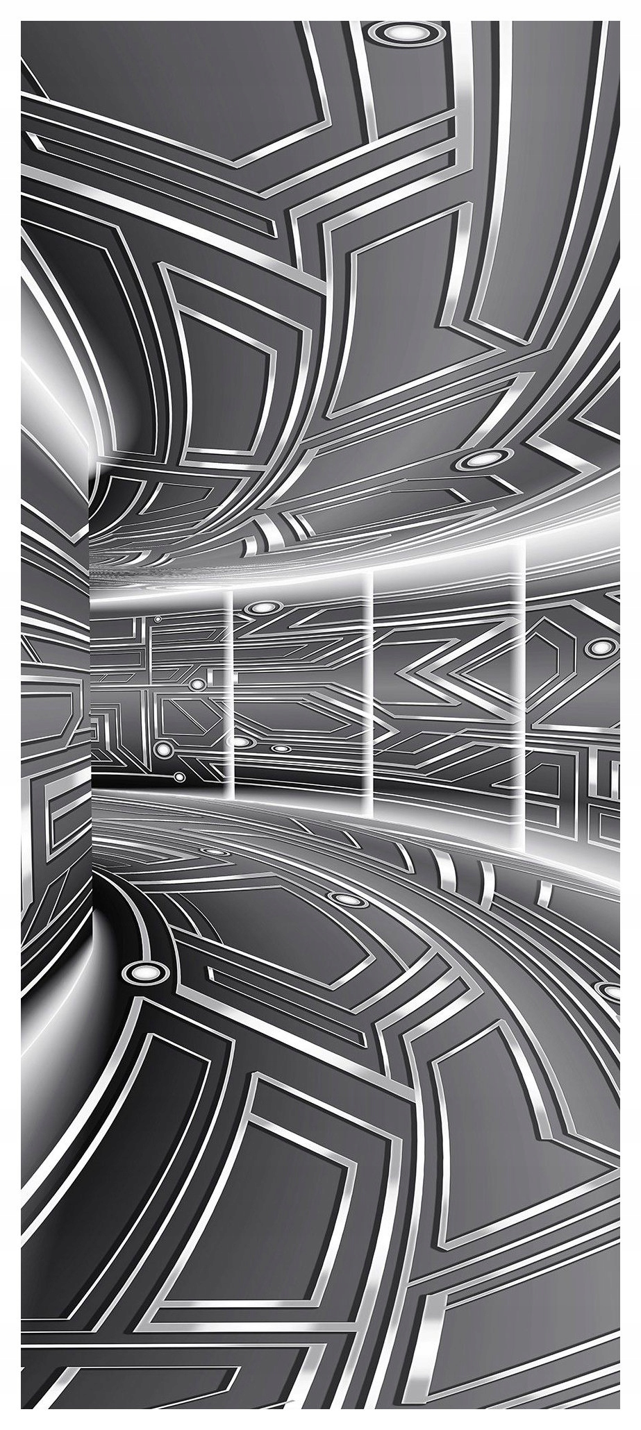 Fototapeta Geometrický tunel abstrakce a perspektiva 91x211 lepidlo