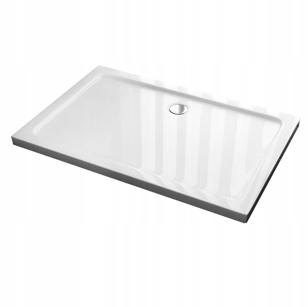 Brodzik prysznicowy do kabiny prostokątny niski slim 100 x 130 cm Leyden