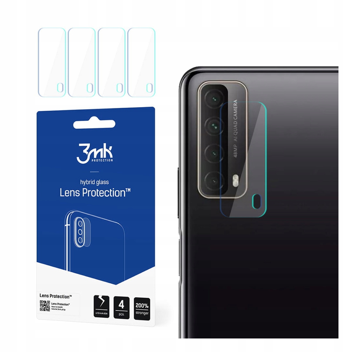 

3MK Szkło Na Aparat 4X Do Huawei P Smart 2021