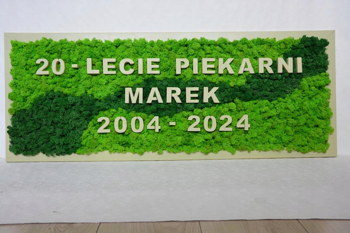 mech Chrobotek personalizacja imię logo 40x106cm