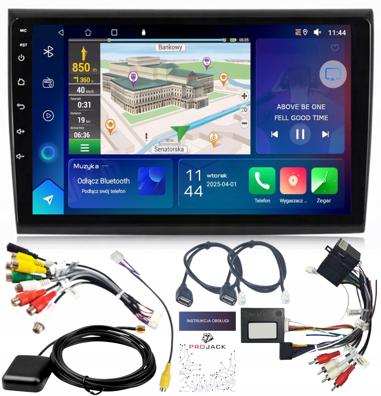 Autorádio Navigace Fiat Bravo 2007-12 Carplay Android Auto 2/64GB