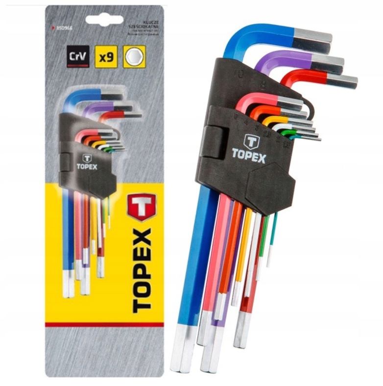 

Klucze Imbusowe Hex Zestaw Imbus 1,5-10 Topex