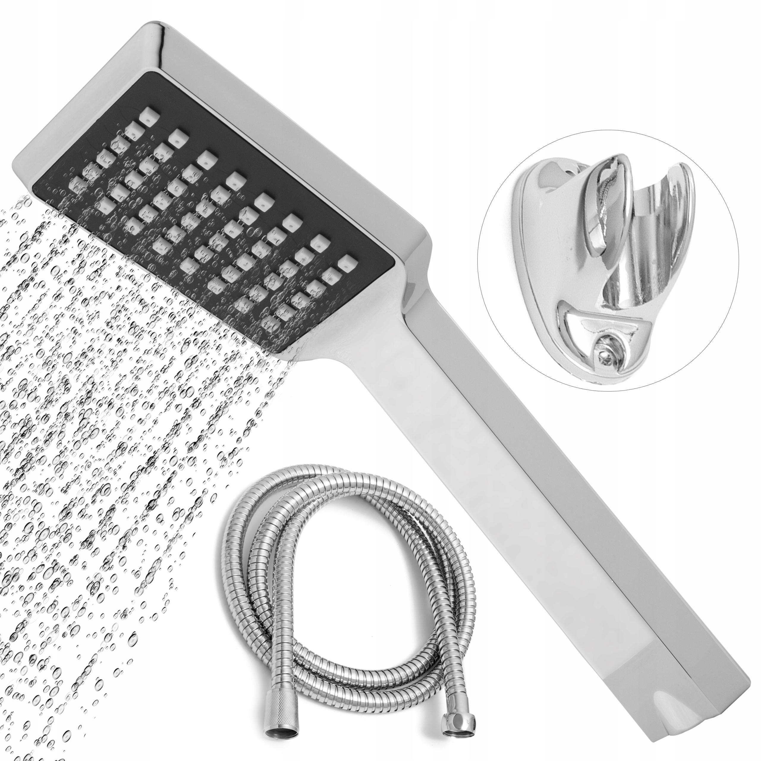 

Zestaw prysznicowy słuchawka z wężem chrom