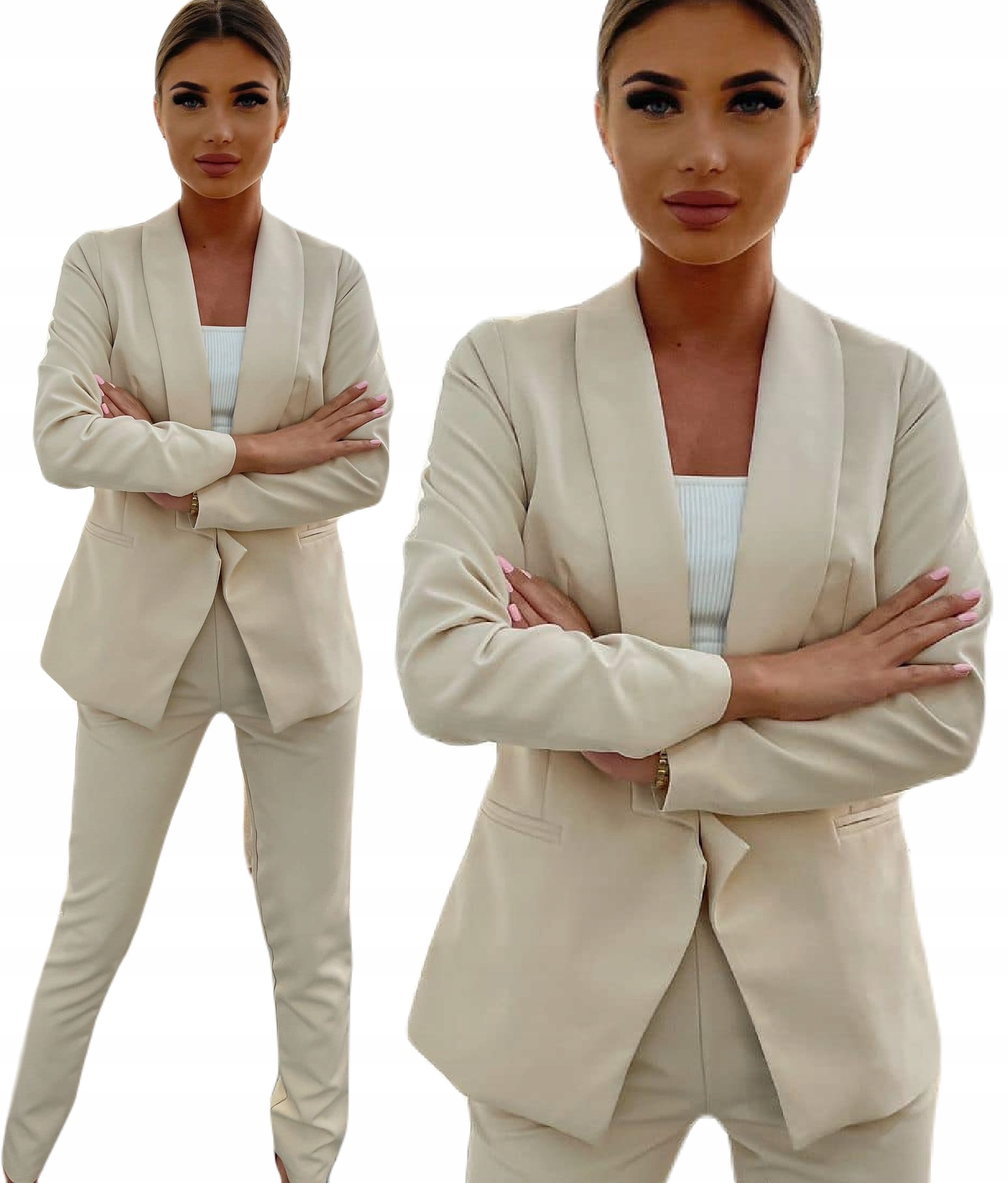 

Garnitur Damski Komplet marynarka I Spodnie