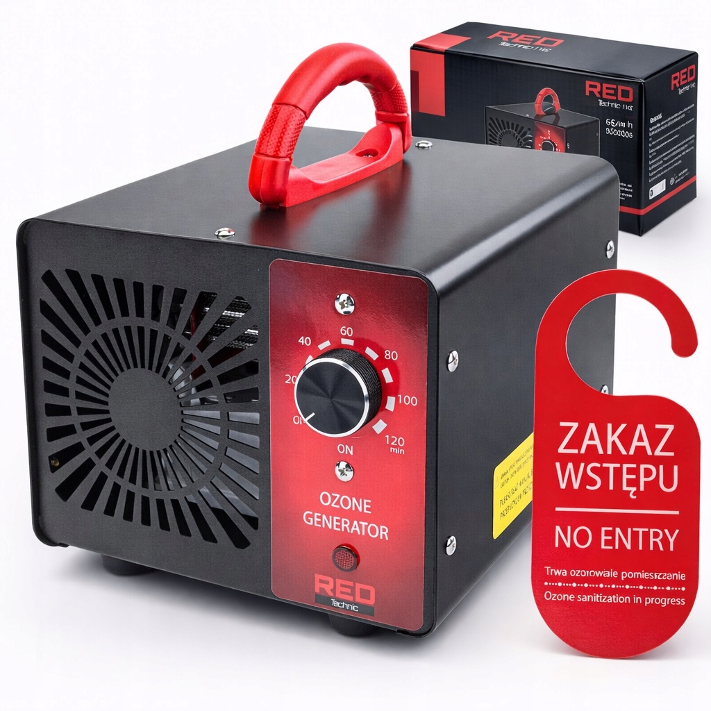 Generator Ozonu Oczyszczacz Do Powietrza Ozonator 60 000 Mg/h 155W Timer
