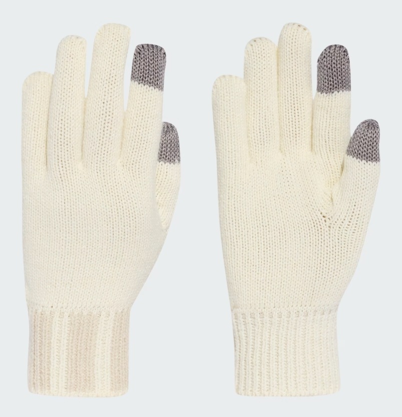 Zimní dotykové rukavice pro chytrý telefon Adidas Logo Knit JW1646 vel. L