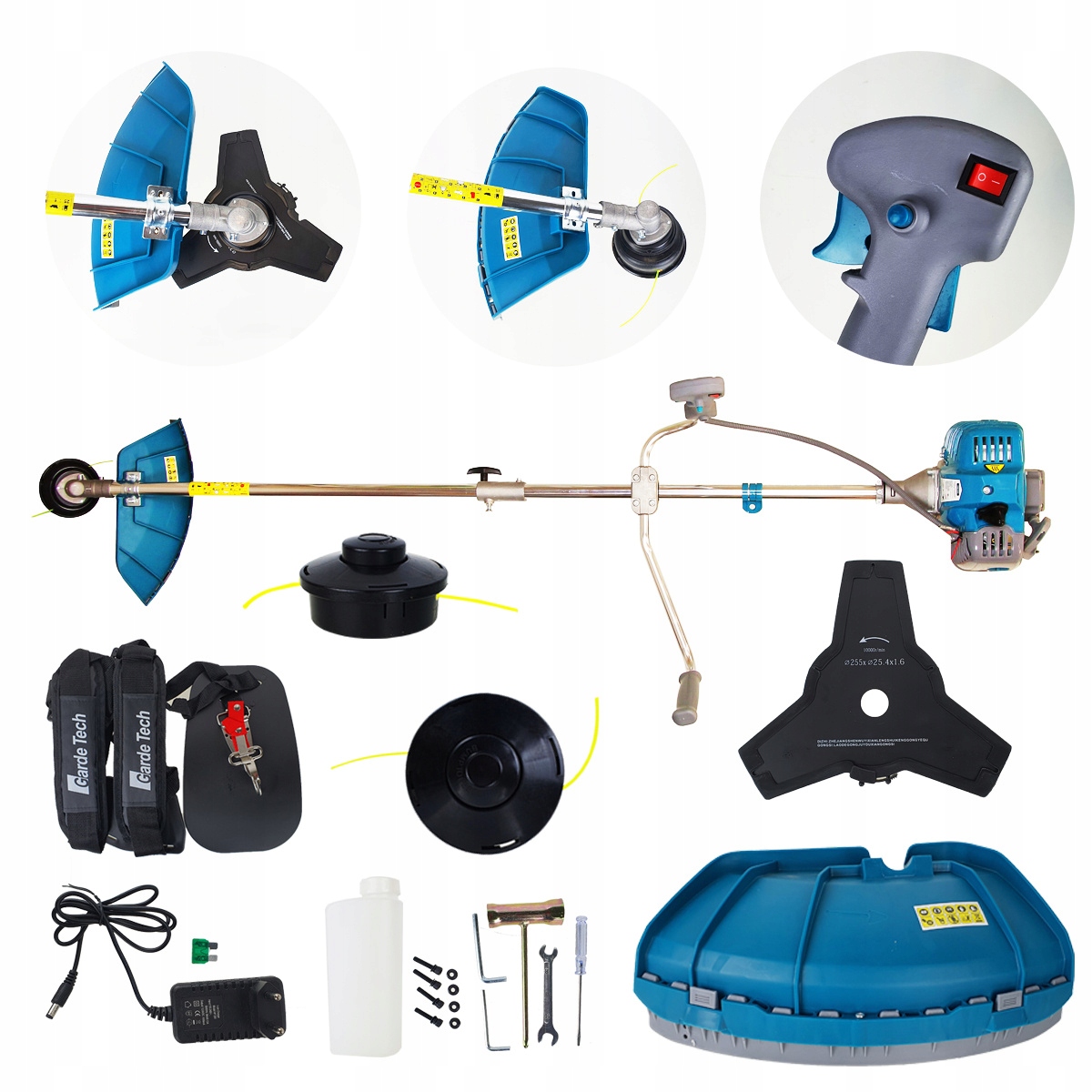 Kosa spalinowa GardeTech 1,9KM podkaszarka spalinowa