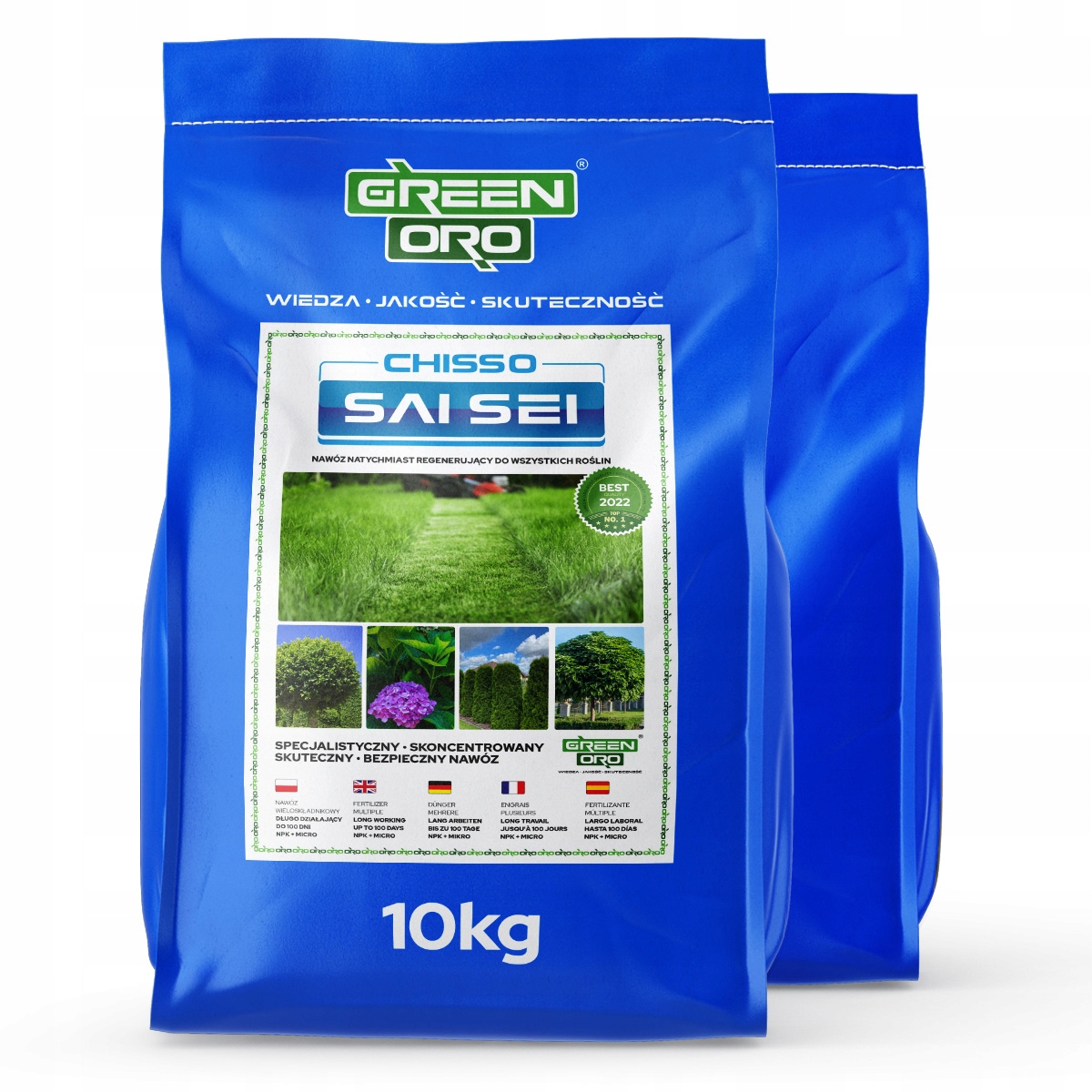 Nawóz do Trawy Regeneracyjny wiosenno letni 10kg Chisso Sai Sei na 400m2