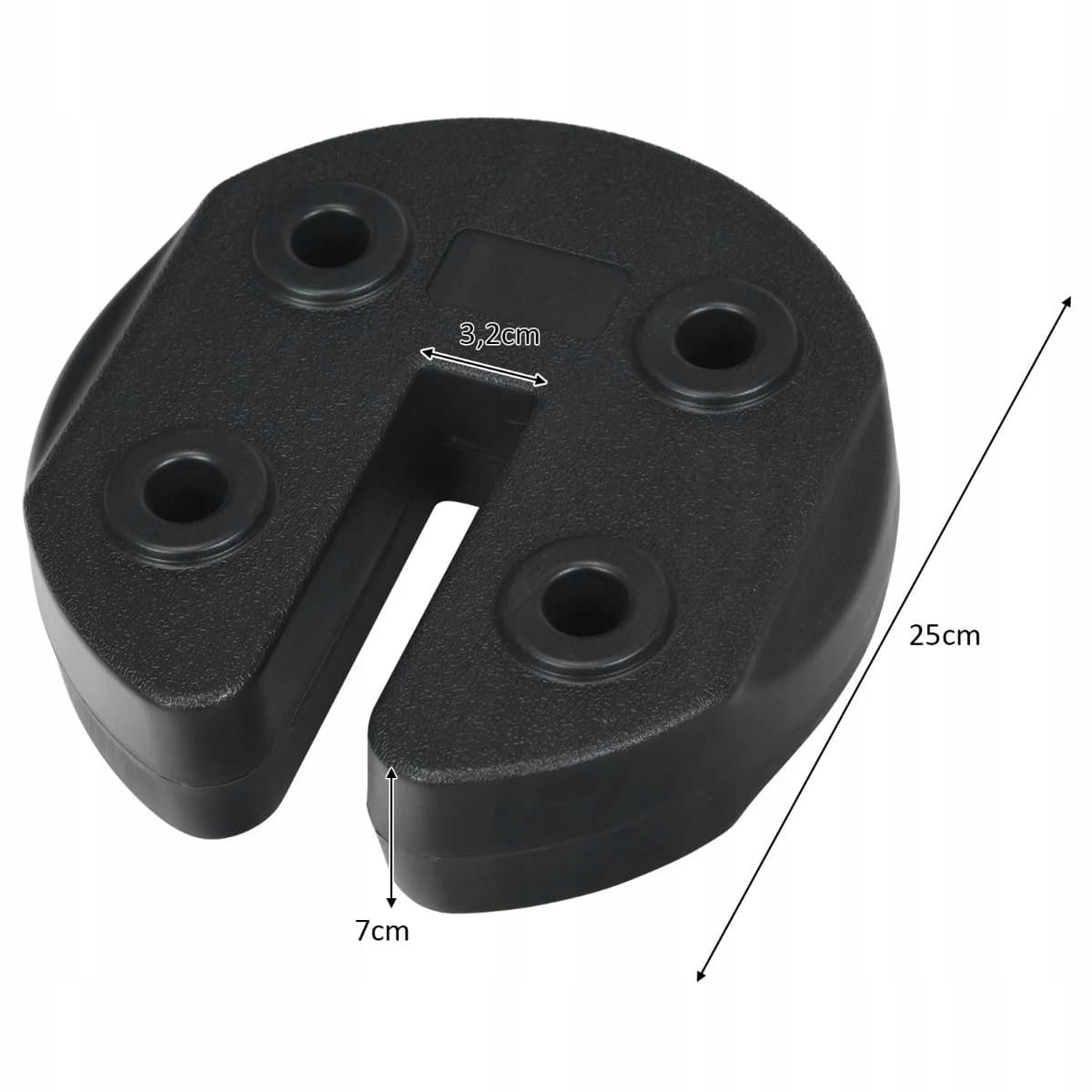 Podstawy pod altanę namiot parasol ogrodowy 51cm 23l 4 sztuki Kod producenta OP70618