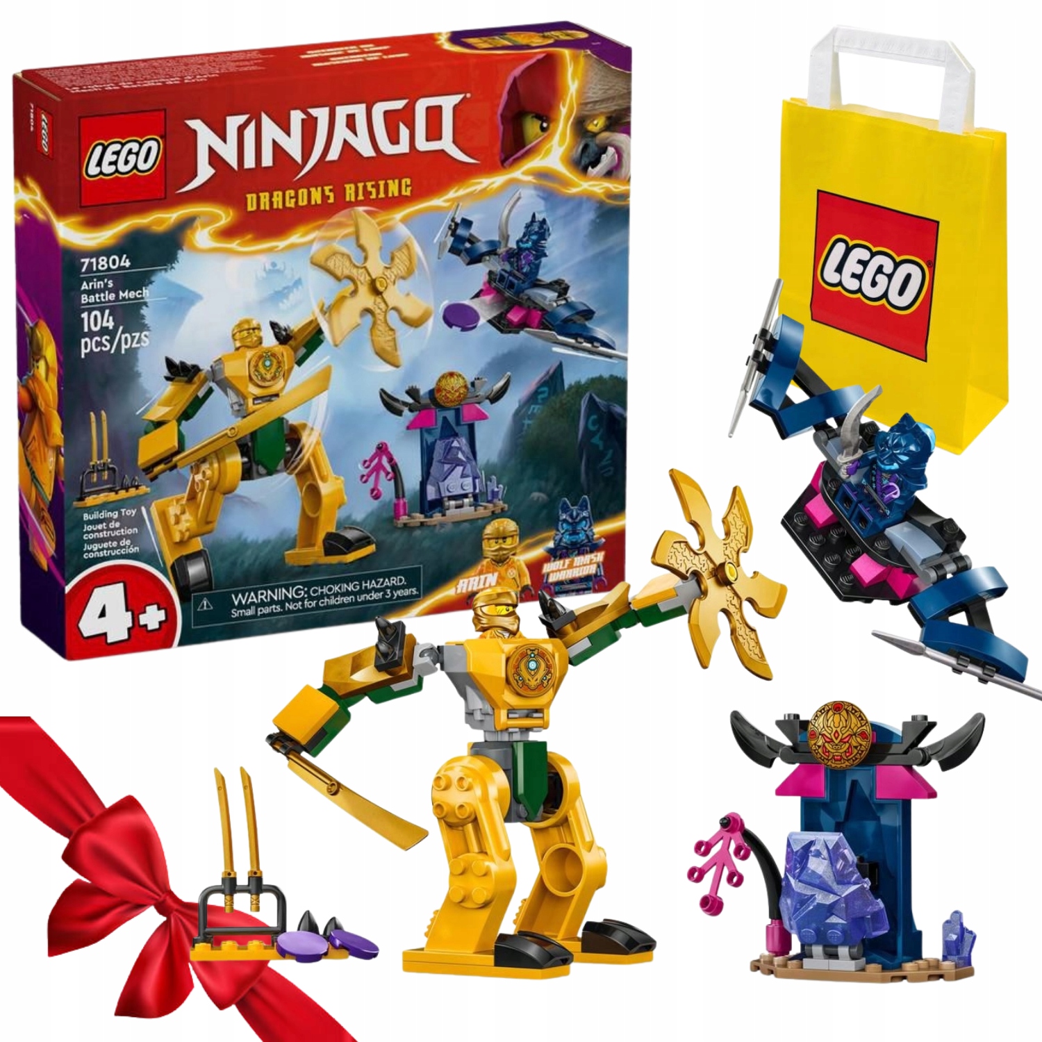 Zestaw Klocków Lego Ninjago Robot Bojowy Arina 71804 Top