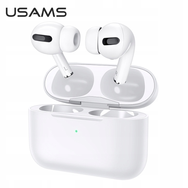 Usams Sluchátka Bluetooth 5.0 Tws Emall Series bezdrátová bílá/bílá Bh